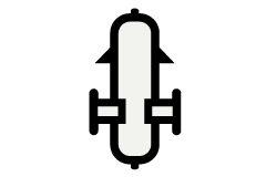Steam drop separator