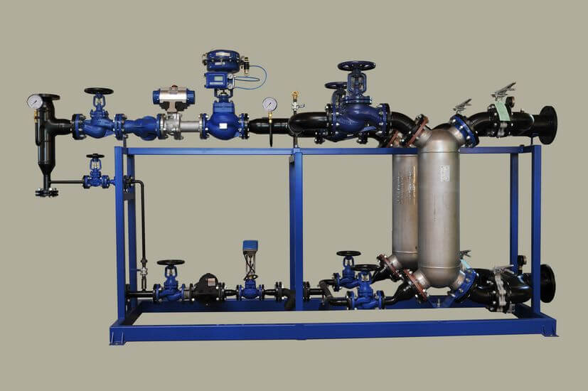 Indirect heating station