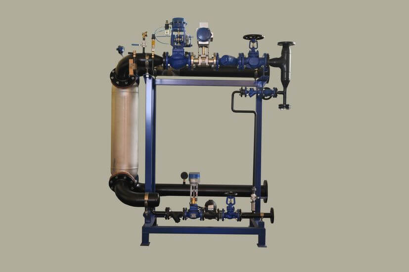 Heating unit for steam installation standard